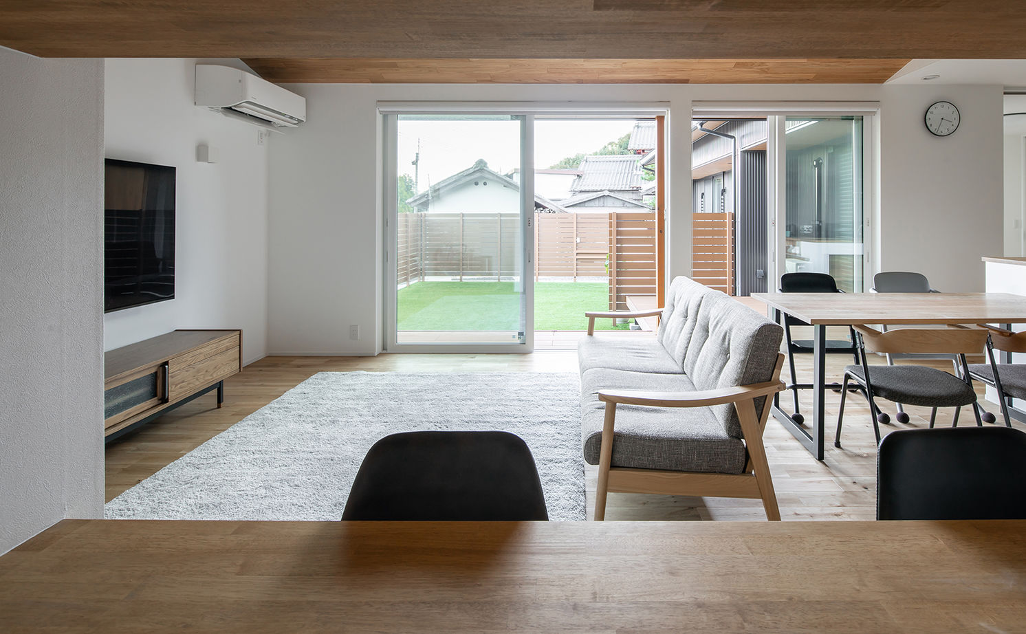 ルポハウス一級建築士事務所 【滋賀/平屋/2000万円台/40坪台/間取り図】広い庭を囲むL字の平屋。季節で変わる陽射しを考えた繊細な設計の建築実例画像12