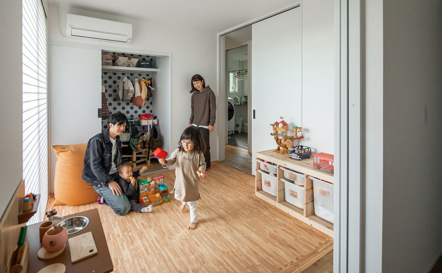 ルポハウス一級建築士事務所 【滋賀/平屋/2000万円台/40坪台/間取り図】広い庭を囲むL字の平屋。季節で変わる陽射しを考えた繊細な設計の建築実例画像15