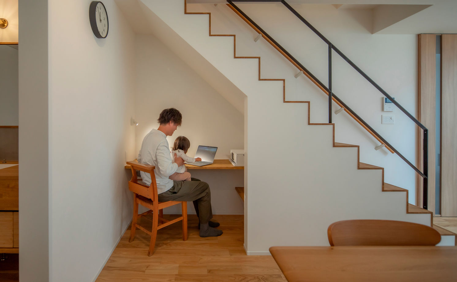 ルポハウス一級建築士事務所 【2000万円台／滋賀／2階建て／吹抜け】時代に左右されない、永く愛せるシンプルなデザインが魅力の家の建築実例画像7