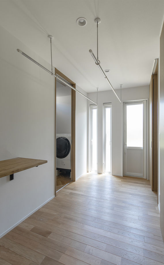 ルポハウス一級建築士事務所 【平屋／勾配天井／2000万円台／滋賀／自然】居心地よい山沿いの平屋。自然のなかで育む豊かな暮らしの建築実例画像12