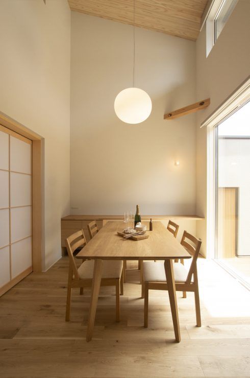 米田木材 【4ＬＤＫ×コートハウス】住宅街に囲まれた中庭のある家の建築実例画像5