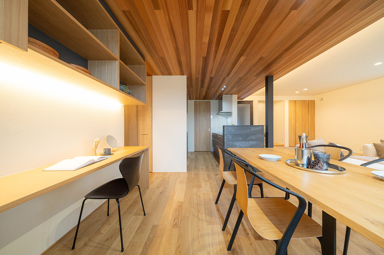 米田木材 【家族それぞれの暮らしに寄り添う】家族のつながりも、ひとり時間も心地よく両立の建築実例画像3