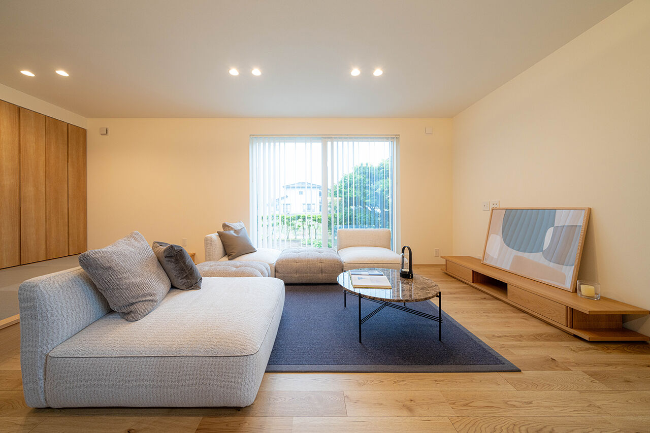 米田木材 【家族それぞれの暮らしに寄り添う】家族のつながりも、ひとり時間も心地よく両立の建築実例画像4