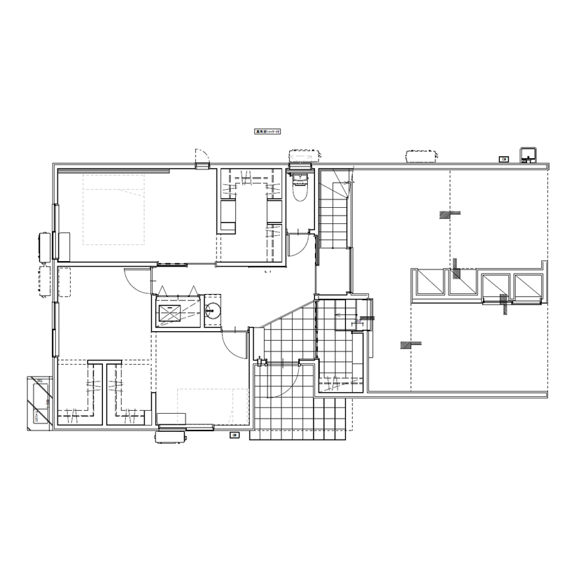 アンドクリエイト 和モダンと北欧スタイルが絶妙に融合。美しいデザインに満たされた住まいの間取り図（4LDK）1階