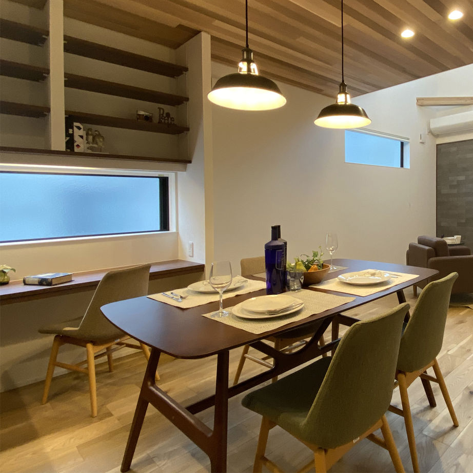 アンドクリエイト スクエア型のスタイリッシュな外観とモダンインテリアが美しい家の建築実例画像6