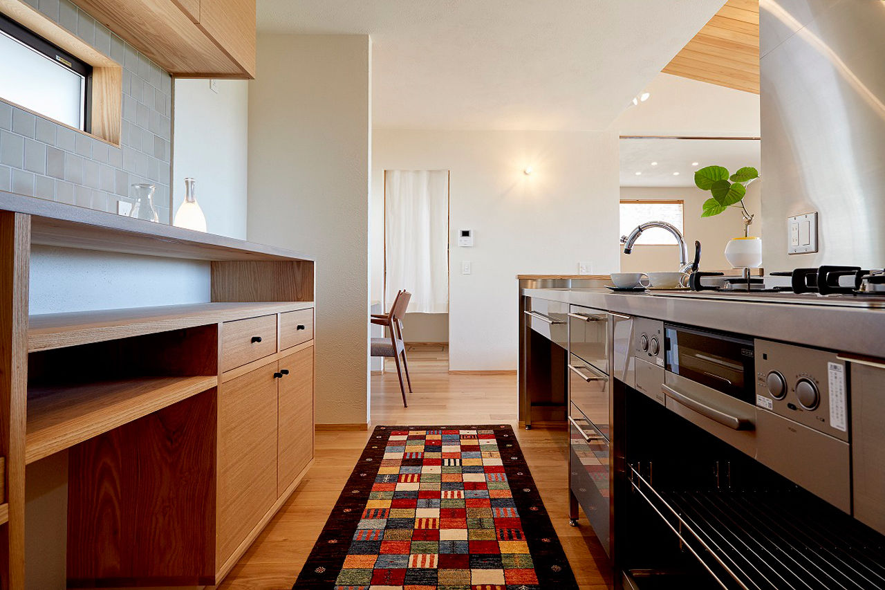 ONE and ALL 【岐阜市｜L字型×平屋×約30坪】懐かしさ漂う和モダンな平屋「家事の最中も見晴らしを楽しんでいます」の建築実例画像7