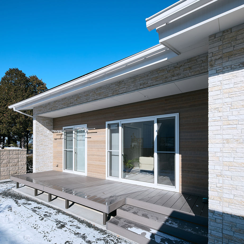 ホクシンハウス 6人家族が快適に暮らす平屋の住まいの建築実例画像2