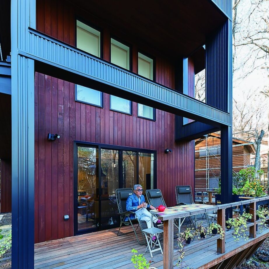 ホクシンハウス 山の緑に囲まれた静かな別荘地に佇む隣家との交流も楽しむ二拠点生活の建築実例画像8