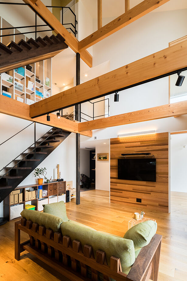 高砂建設　埼玉・東京 驚くほど開放的なのに「ソーラーサーキット工法」で家の中の隅々まで快適！暮らしを楽しむ遊び心も満載の建築実例画像3