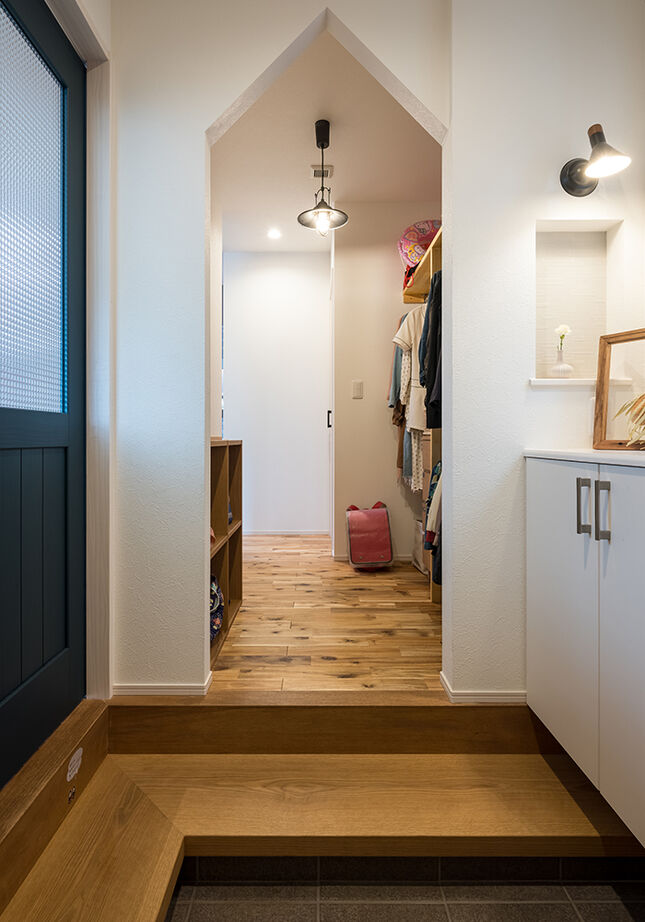 高砂建設　埼玉・東京 【川越市/3000万円台/40坪台/間取り図】夏はウッドデッキでプール！1年を通してエアコン1台で快適な家の建築実例画像8