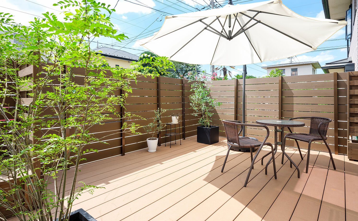 高砂建設　埼玉・東京 【川越市/3000万円台/40坪台/間取り図】夏はウッドデッキでプール！1年を通してエアコン1台で快適な家の建築実例画像10