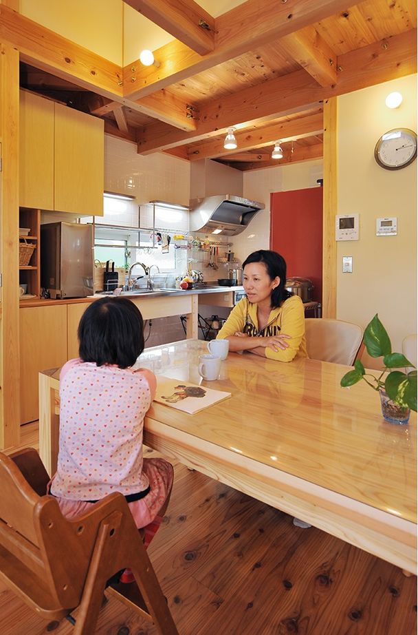 高砂建設　埼玉・東京 【蓮田市/2000万円台/20坪台/間取り図/土間】無垢にこだわった木の家。外張り断熱で家中温度差少ない住空間の建築実例画像3