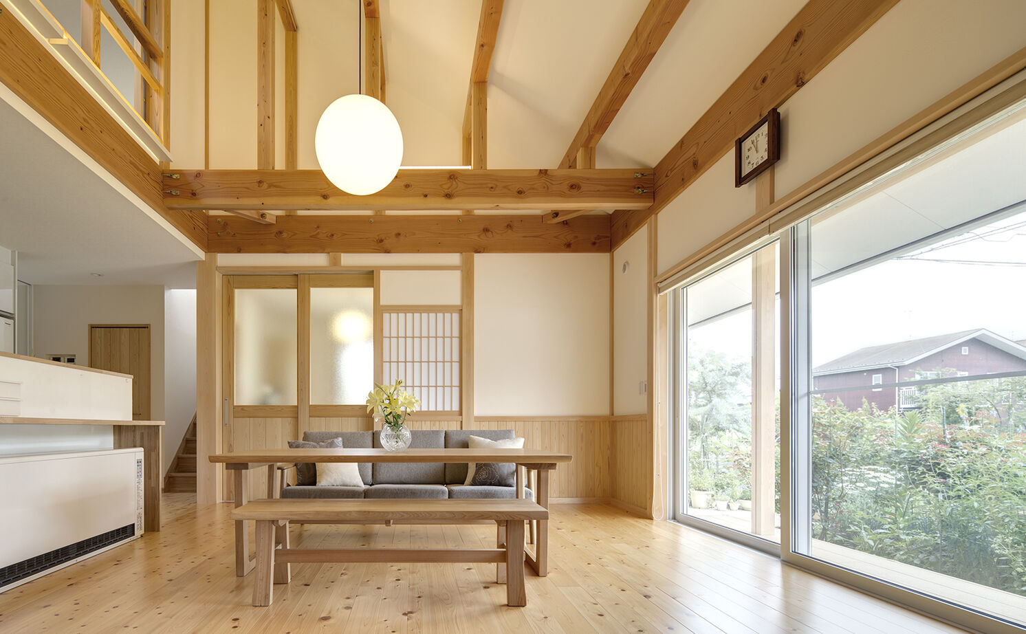 高砂建設　埼玉・東京 【埼玉/30坪台/間取り図/平屋】地元で育った木で築く、強く美しい家。暮らすほどに趣深まる和の平屋の建築実例画像3