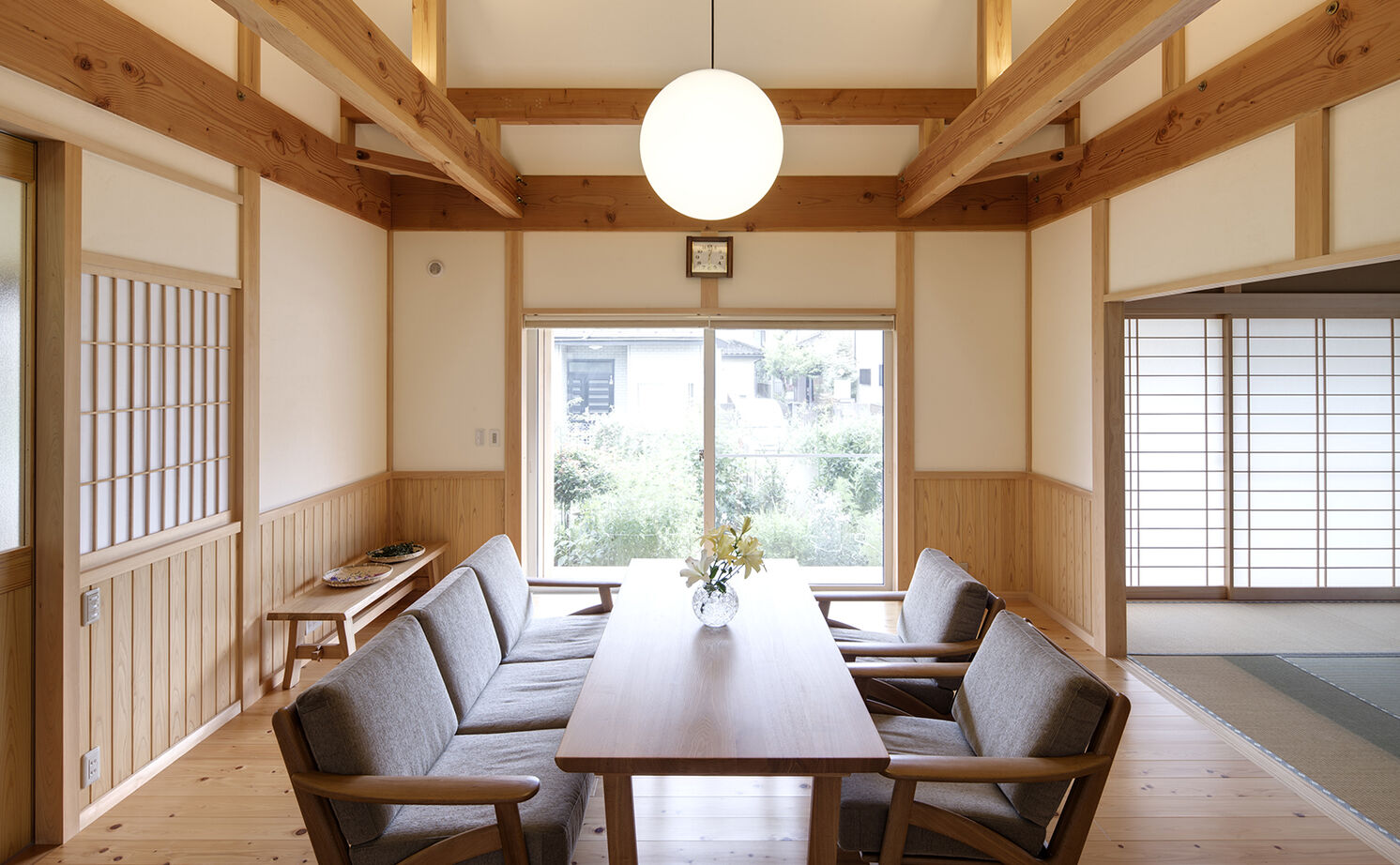 高砂建設　埼玉・東京 【埼玉/30坪台/間取り図/平屋】地元で育った木で築く、強く美しい家。暮らすほどに趣深まる和の平屋の建築実例画像5