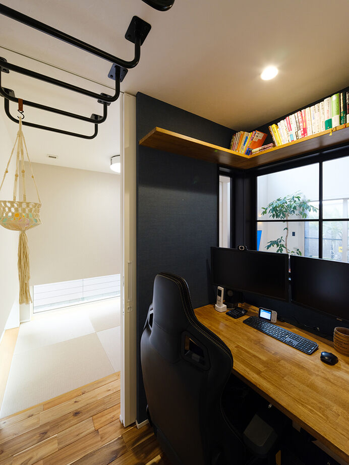 高砂建設　埼玉・東京 【さいたま市／ソーラーサーキット工法／間取図】子どもたちが健やかに暮らせるこだわりのアメリカンハウスの建築実例画像6