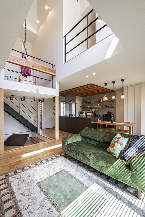 高砂建設　埼玉・東京 【さいたま市/3000万円台/30坪台/間取り図/外断熱二重通気工法】遊び心ある空間づくりで暮らしを楽しむの建築実例画像1