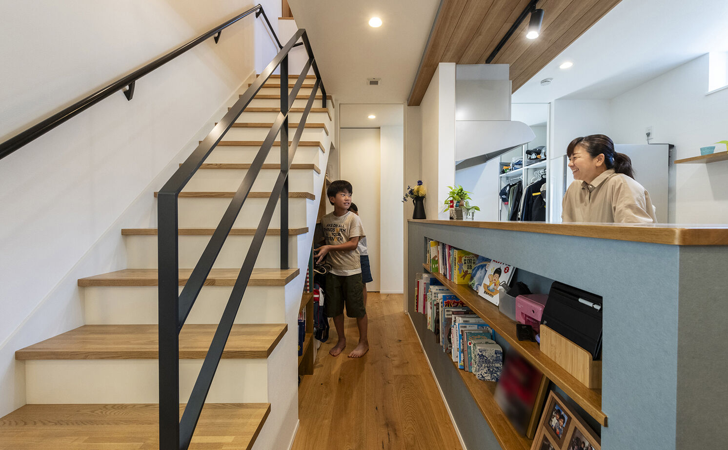 高砂建設　埼玉・東京 【さいたま市/3000万円台/30坪台/間取り図/回遊動線】家事ラク動線と片付けやすい収納で笑顔が増える住まいの建築実例画像3