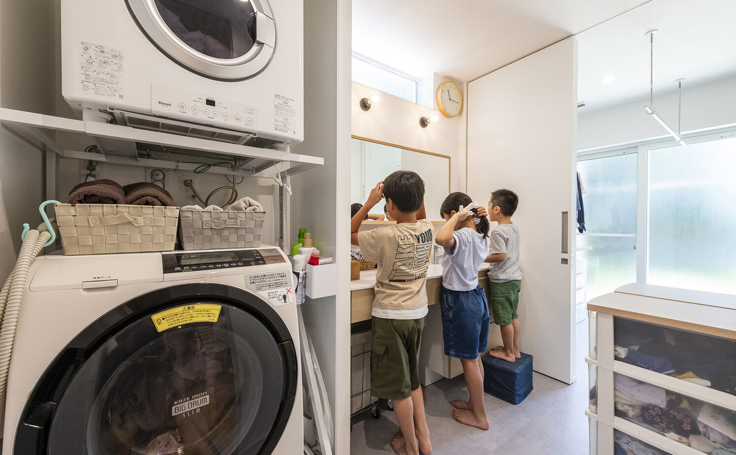 高砂建設　埼玉・東京 【さいたま市/3000万円台/30坪台/間取り図/回遊動線】家事ラク動線と片付けやすい収納で笑顔が増える住まいの建築実例画像7