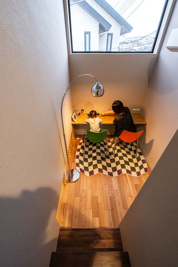 高砂建設　埼玉・東京 【さいたま市/3000万円台/30坪台/間取り図】光の陰影が美しい、和×グレイッシュが個性的な住まいの建築実例画像6