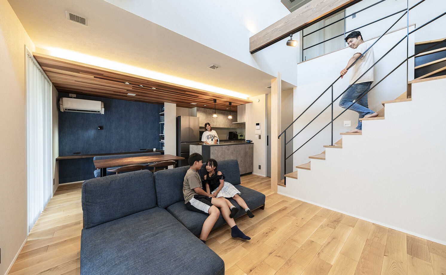 高砂建設　埼玉・東京 【富士見市/3000万円台/30坪台/間取り図】子どもの習慣が自然に身につく間取り&アメリカンスタイルの建築実例画像2