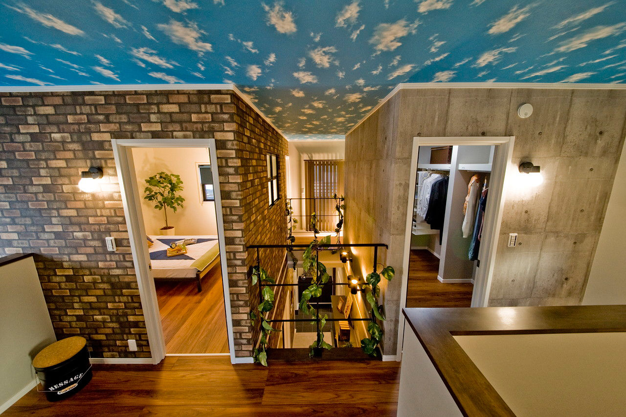 ビーバーハウス　注文住宅事業部　REST 【1000万円台×ニューヨーク路地裏スタイル】「吹抜回遊動線」の住まい/カフェスタイルのダイニングの建築実例画像6