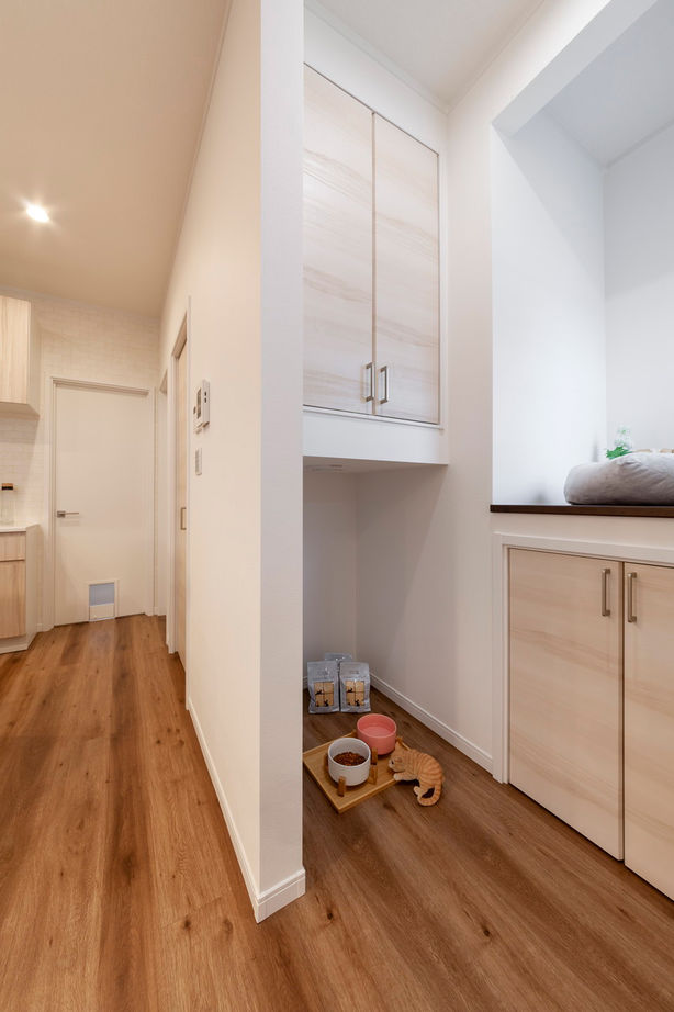 ビーバーハウス　注文住宅事業部　REST 【2000万円台×〈猫動線〉のある家】陽当たりの良い開放的な間取り設計/ナノイー発生機/ペットドアの建築実例画像6