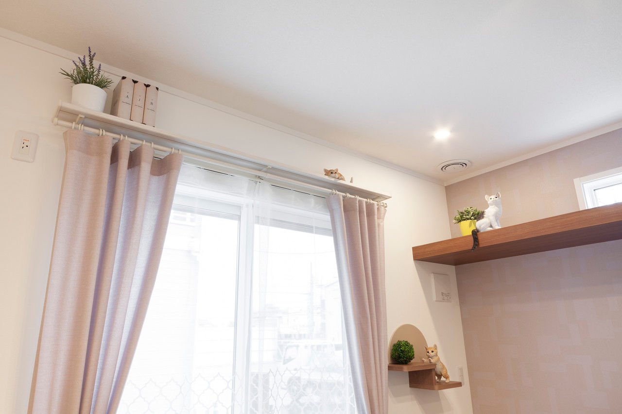 ビーバーハウス　注文住宅事業部　REST 【2000万円台×〈猫動線〉のある家】陽当たりの良い開放的な間取り設計/ナノイー発生機/ペットドアの建築実例画像7