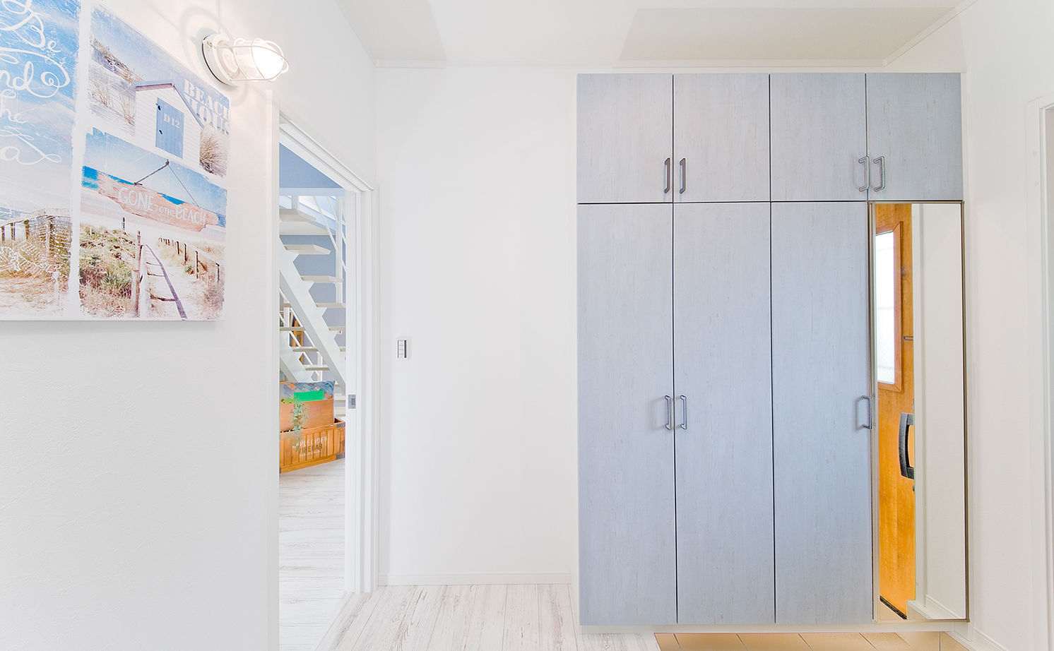 ビーバーハウス　注文住宅事業部　REST 【八尾市/2096万円/間取り図有】ブルーとホワイトを基調にした理想のサーファーズスタイルの住まいを実現の建築実例画像8