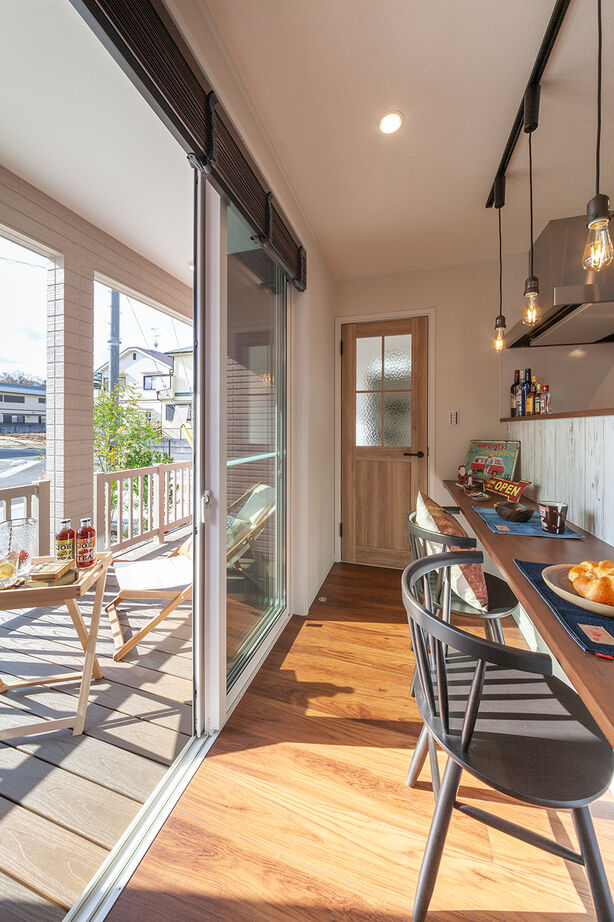 ビーバーハウス　注文住宅事業部　REST 【香芝市/1000万円台/間取り図有】3wayの回遊動線で快適な暮らしを叶えたアーリーアメリカンハウスの建築実例画像5