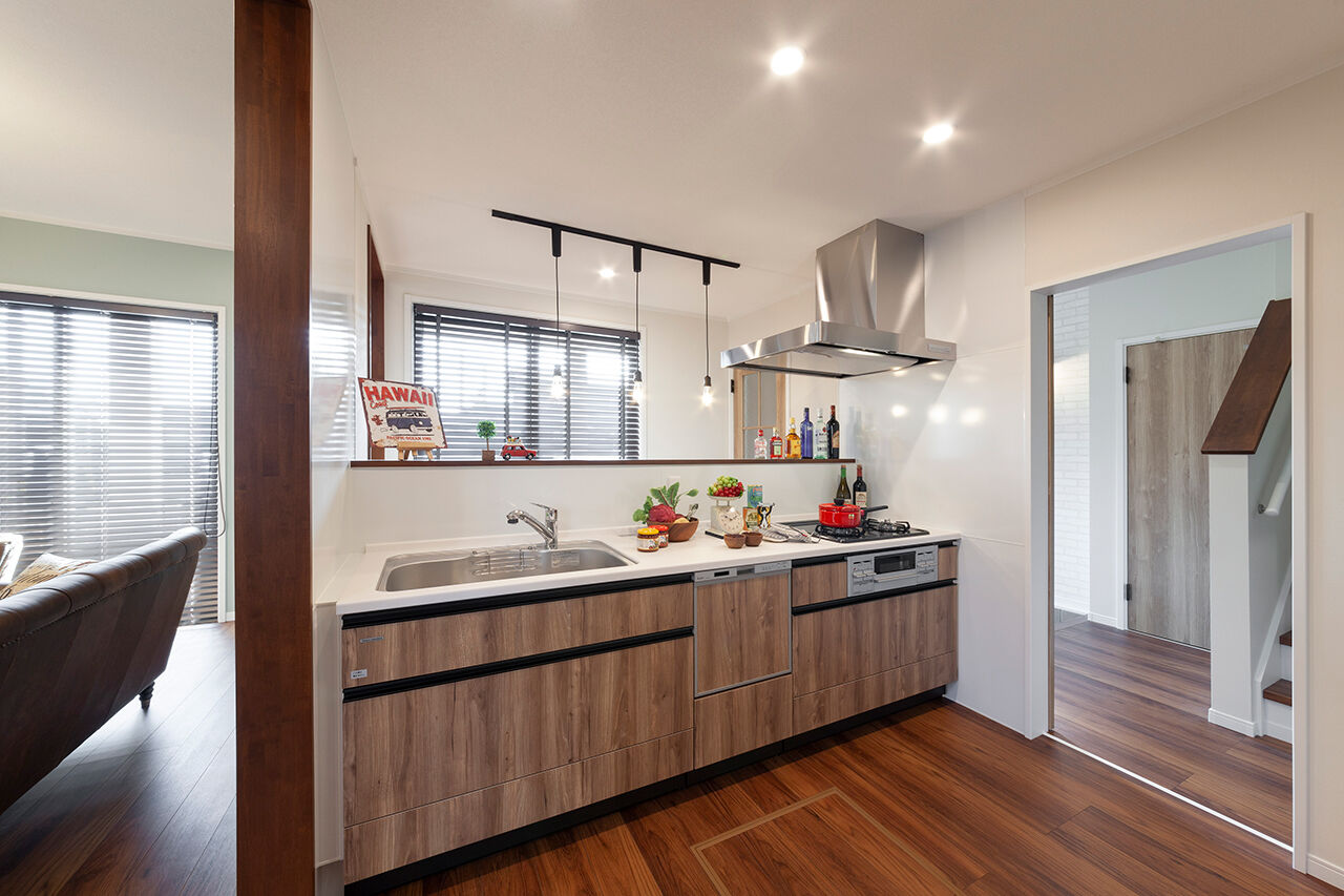 ビーバーハウス　注文住宅事業部　REST 【香芝市/1000万円台/間取り図有】3wayの回遊動線で快適な暮らしを叶えたアーリーアメリカンハウスの建築実例画像6