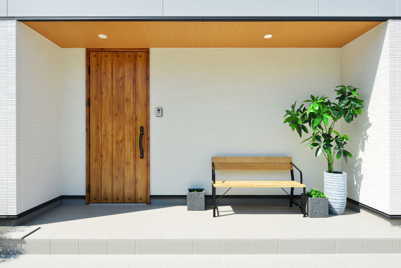 ヘルシーホーム/ハロウス 【シンプルモダン/玄関ポーチ】一級建築士が設計したスタイリッシュでかっこいい新築住宅の建築実例画像5