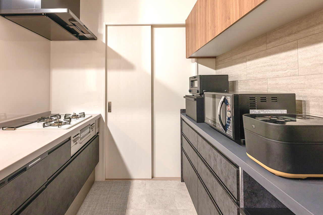 グランレブリー 【向日市/1500～1999万円/シンプルモダン×勾配天井】空間を最大限に活かし、開放感を楽しむ工夫が満載の建築実例画像3