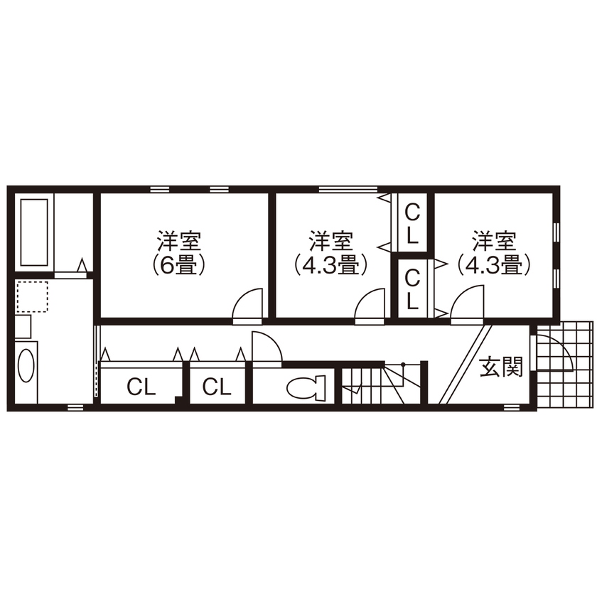 グランレブリー 【京都府京都市/1000万円台/間取り図有】高天井で開放的な2階LDK。白基調にアーチが彩るカフェ風の可愛い家の間取り図（3LDK＋タタミコーナー）1階