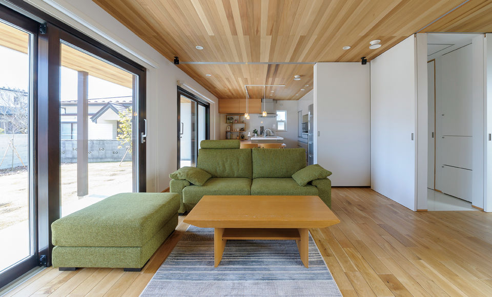 ヒノケン 【中庭のある家】性能とデザインを両立した中庭を囲む回廊型プランの建築実例画像3