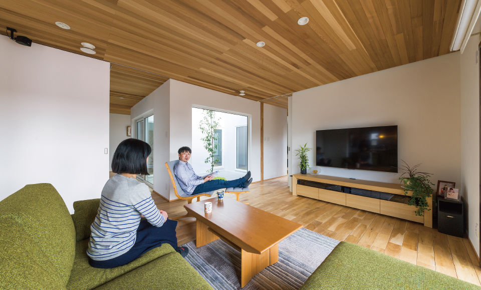 ヒノケン 【中庭のある家】性能とデザインを両立した中庭を囲む回廊型プランの建築実例画像4