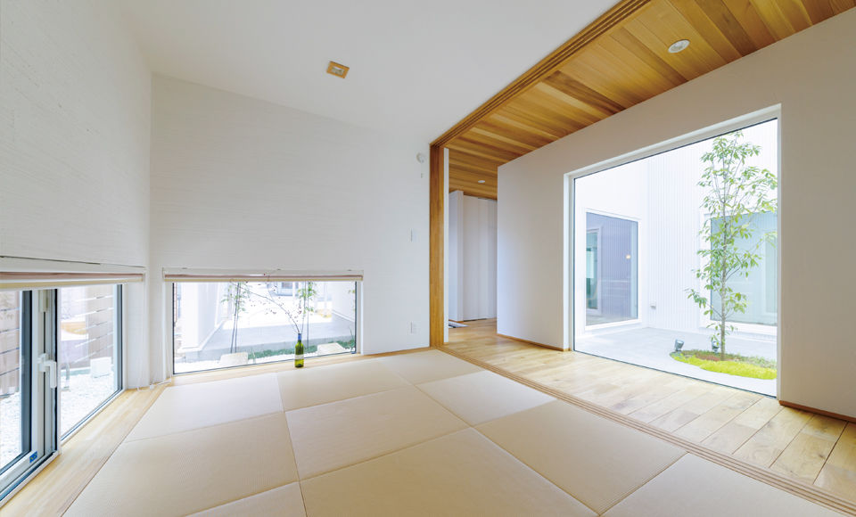 ヒノケン 【中庭のある家】性能とデザインを両立した中庭を囲む回廊型プランの建築実例画像8