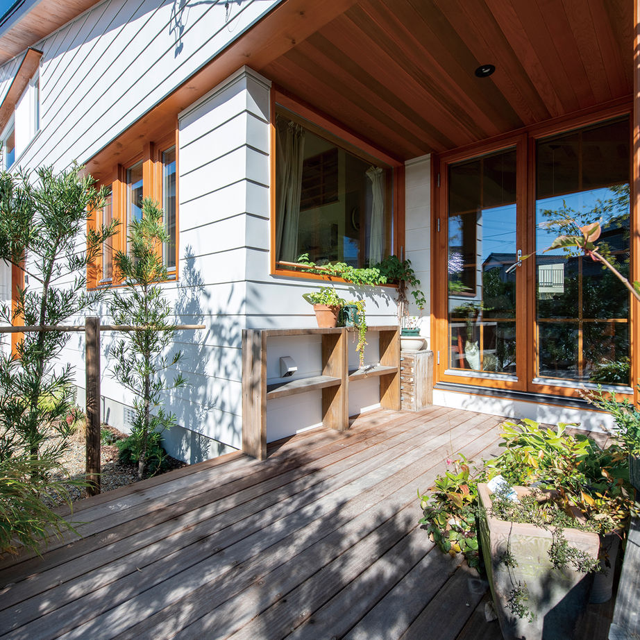 大和工務店 【平屋風×2階建て×約30坪×吹き抜けLDK｜間取り図有】二重床エアコン暖房システムで冬も暖かい無垢の住まいの建築実例画像10