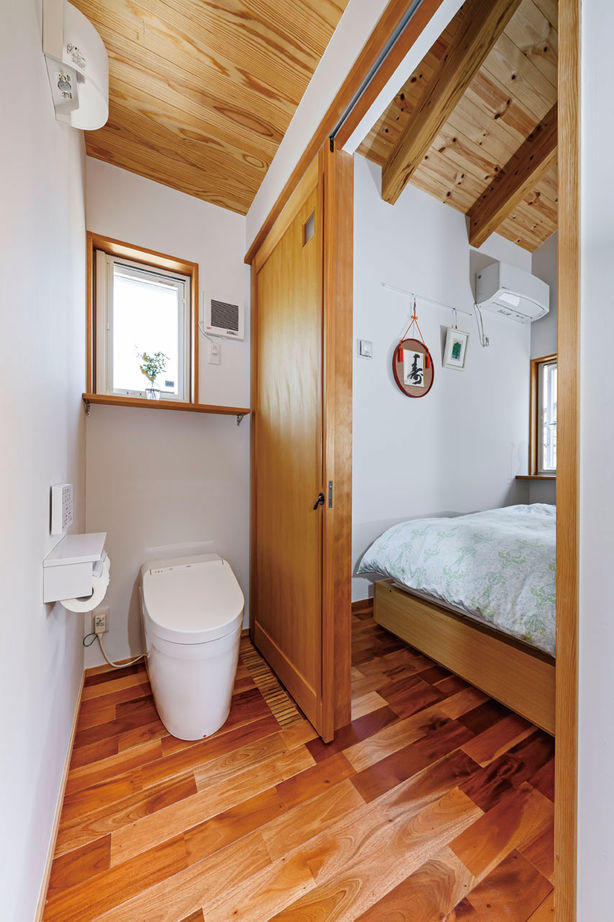 大和工務店 【平屋×離れ×W断熱｜間取り図有】特許の全館空調で冬の朝も寒さ知らず。キャビンは多趣味な夫の秘密基地の建築実例画像10