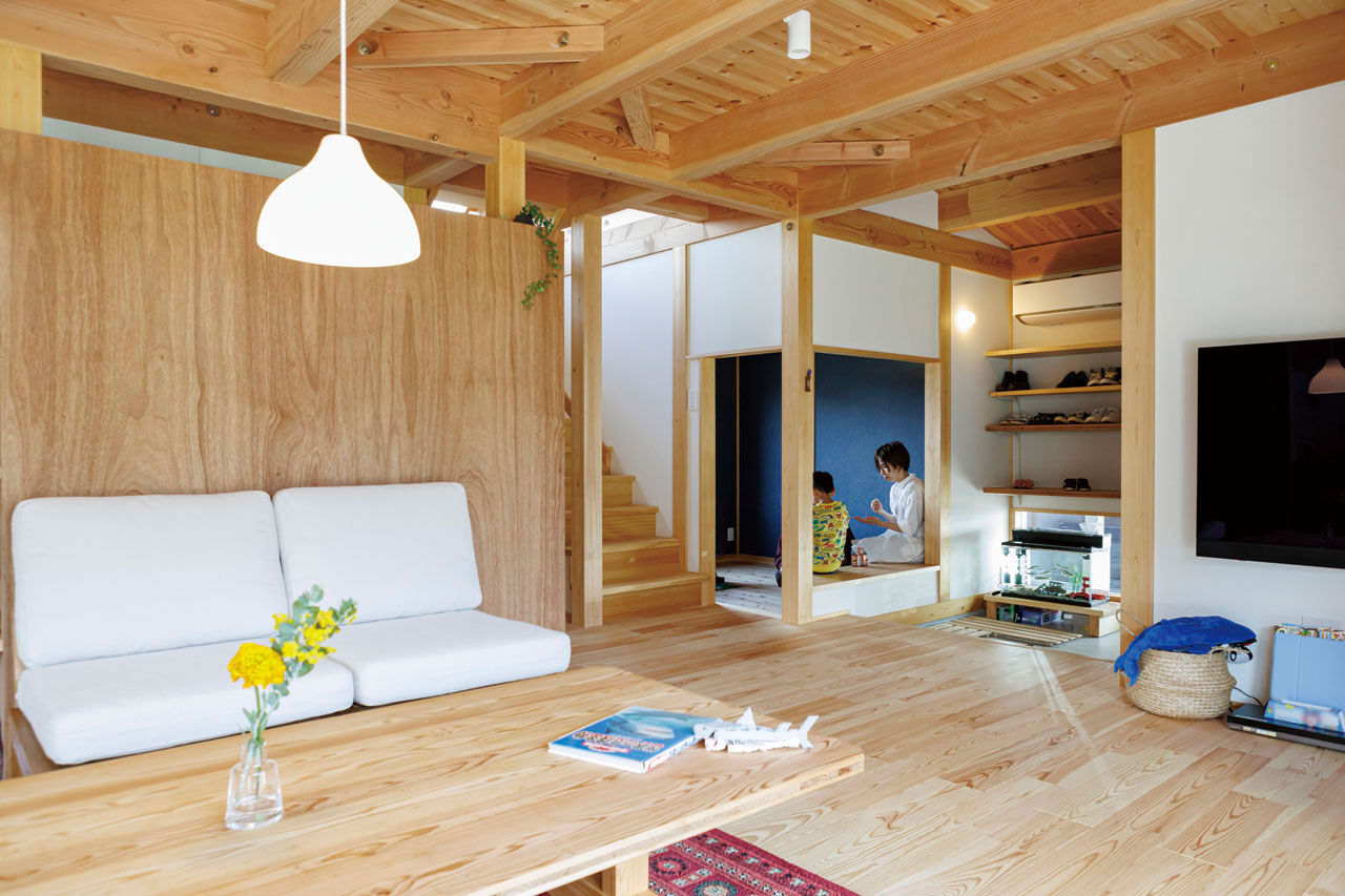 大和工務店 【2000万円台×31坪×W断熱｜間取り図有】「家族が集まりやすい」間取りで幸せ。和×北欧を楽しむ無垢の家の建築実例画像3