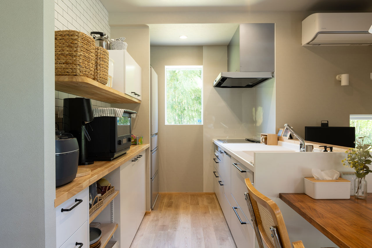 大和工務店 【2000万円台×平屋風×W断熱｜間取り図有】緑景に溶け合う木の家。開放感に満ちた33坪で5人家族がのびのびの建築実例画像5