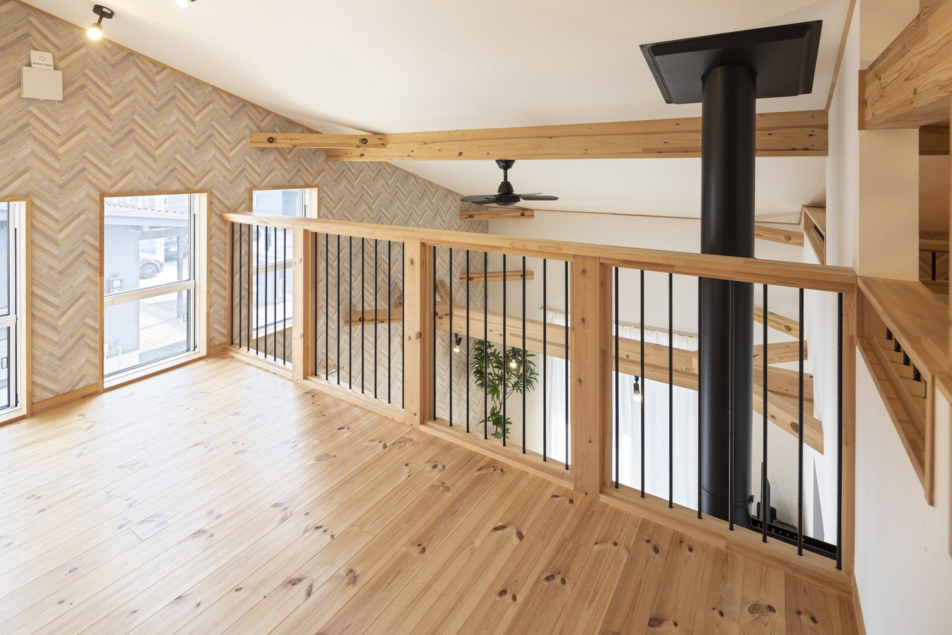 ヒューマンホームズ 【1000万円台|30坪台|間取図】憧れの薪ストーブを備えた平屋感覚の２階建て。庭でキャンプやBBQも楽しい！の建築実例画像8