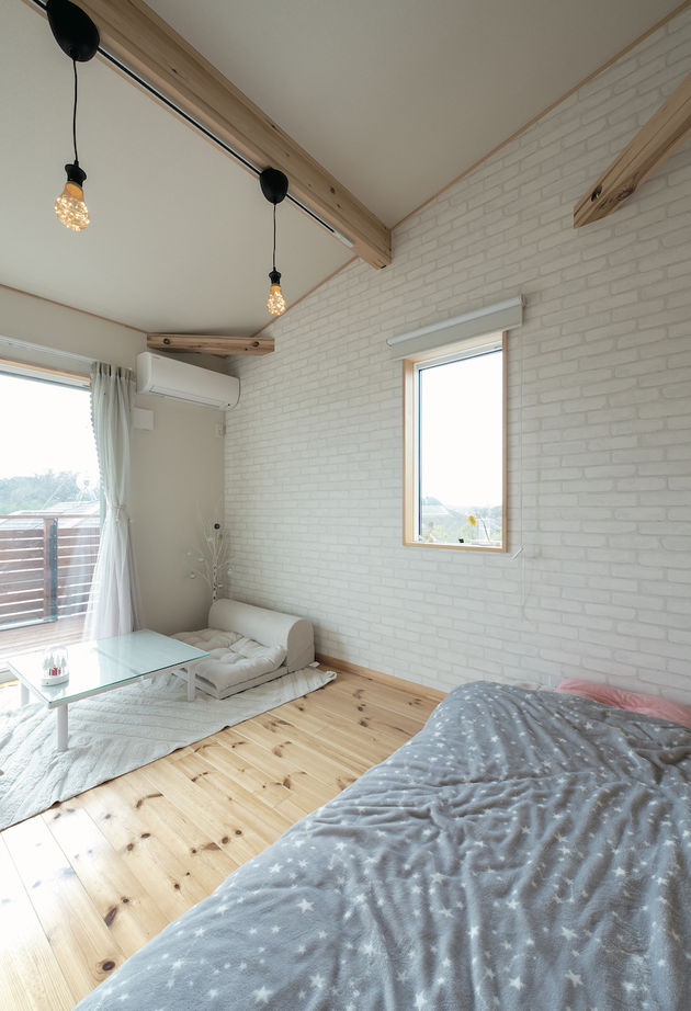 ヒューマンホームズ 【bino|1000万円台|20坪台|間取り図】吹き抜けで自然素材に囲まれた開放感を満喫！土間リビングも楽しい家の建築実例画像6