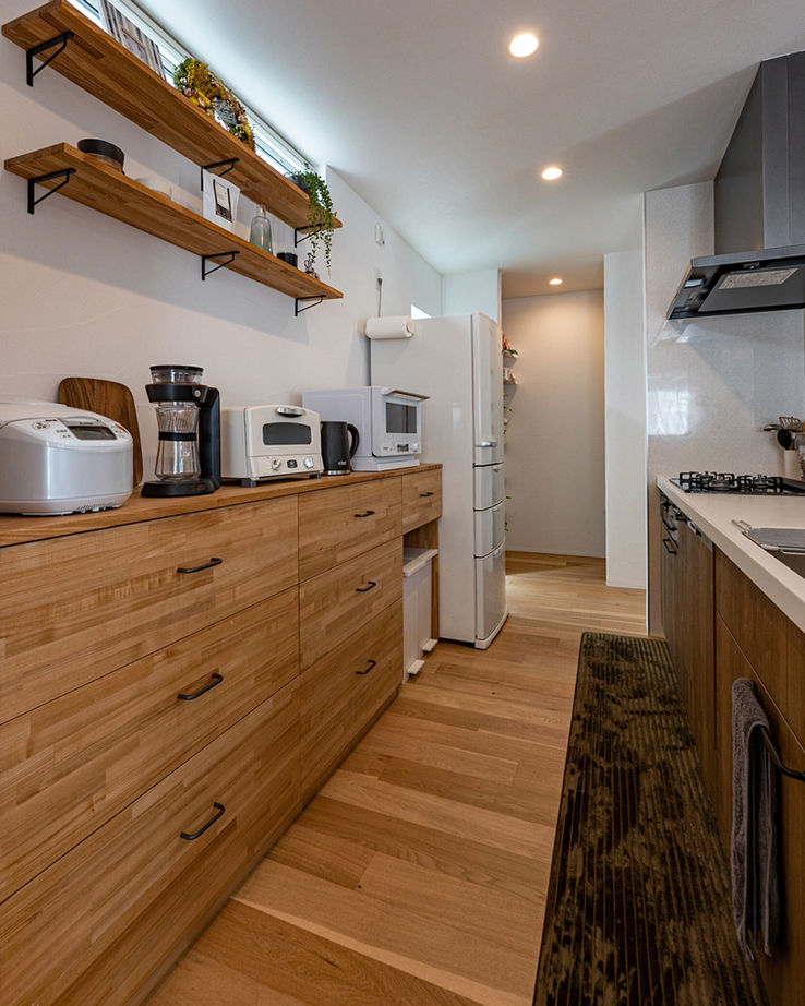 KITOKITO HOME&LIFE 【河内長野市｜2000万円台｜30坪台｜自然素材】おうち時間を楽しむDJブースのあるナチュラルな家の建築実例画像7