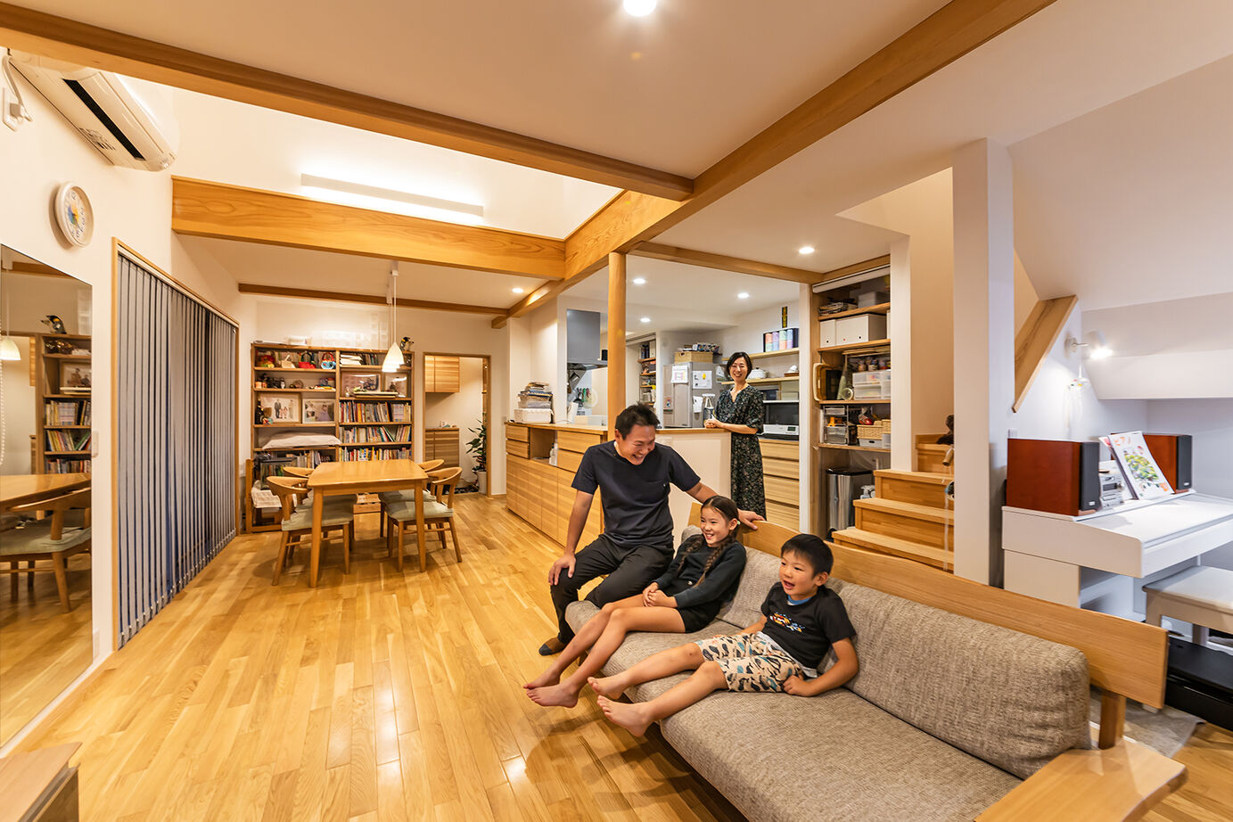 みのり建築舎 【薪ストーブ／吹抜／間取図】薪ストーブや菜園、BBQ など、豊かな自然の中で思い描いていた暮らしを楽しむの建築実例画像3