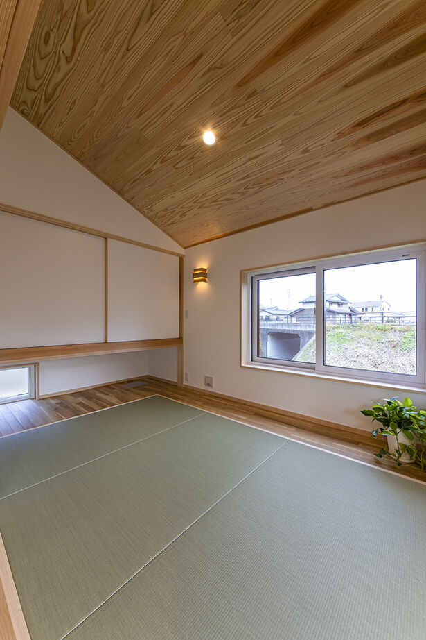 みのり建築舎 【薪ストーブ／吹抜／間取図】薪ストーブや菜園、BBQ など、豊かな自然の中で思い描いていた暮らしを楽しむの建築実例画像8