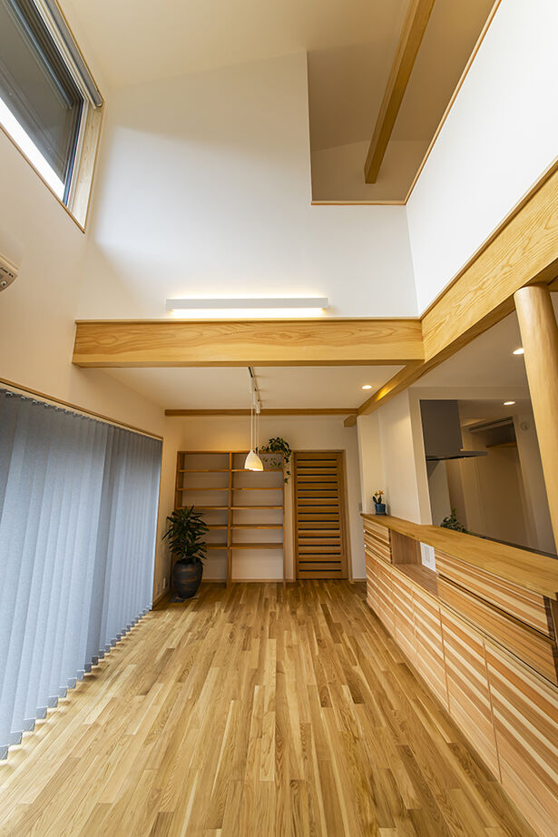 みのり建築舎 【薪ストーブ／吹抜／間取図】薪ストーブや菜園、BBQ など、豊かな自然の中で思い描いていた暮らしを楽しむの建築実例画像9