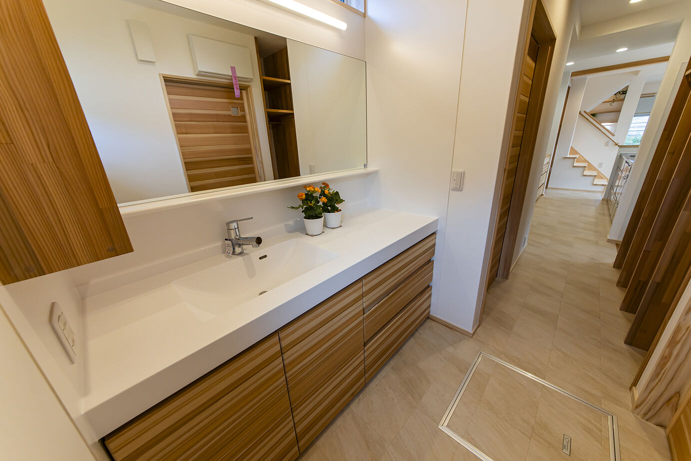 みのり建築舎 【薪ストーブ／吹抜／間取図】薪ストーブや菜園、BBQ など、豊かな自然の中で思い描いていた暮らしを楽しむの建築実例画像13