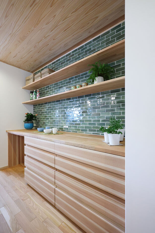 みのり建築舎 【2000万円～2499万円／平屋／間取図】ネコちゃんも暮らしやすい、ビルトインガレージのある平屋の建築実例画像6