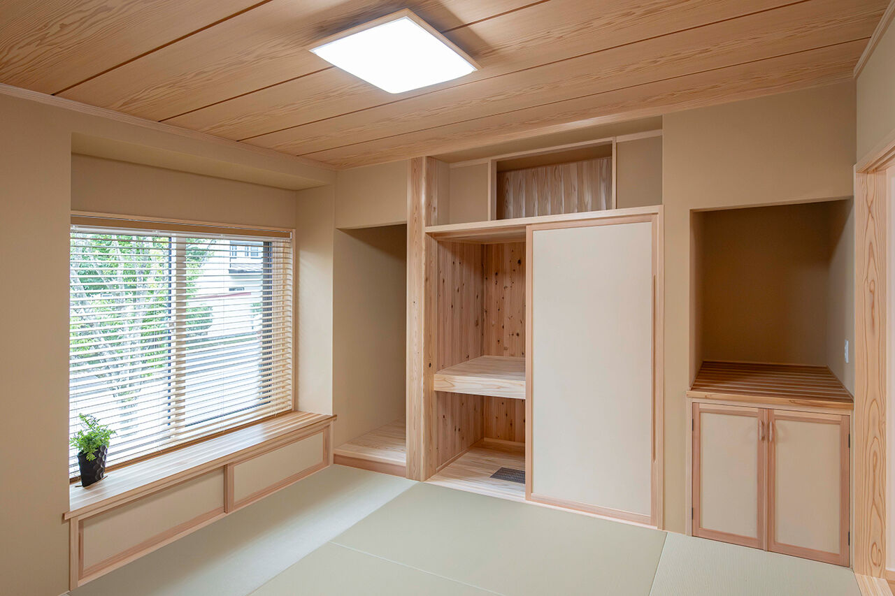 みのり建築舎 【3000万円～3499万円／収納充実／間取図】重厚感とやさしい木の温もり。家相を考慮した寄棟屋根の住まいの建築実例画像5