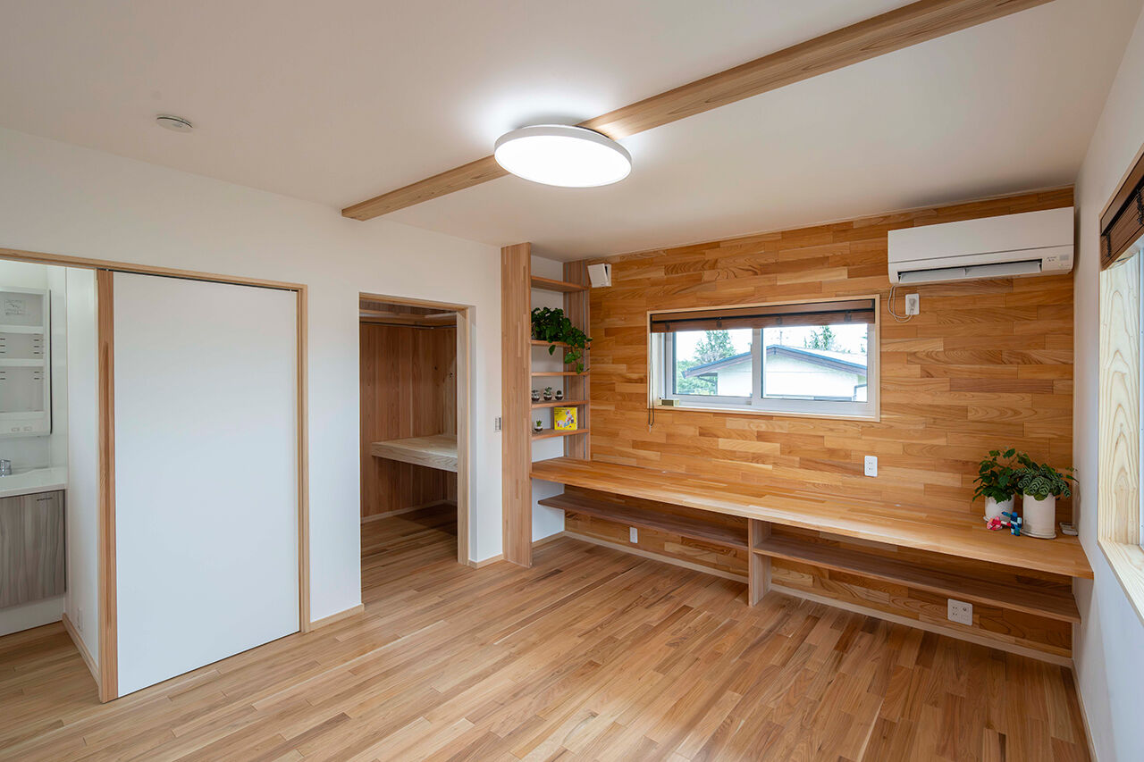 みのり建築舎 【3000万円～3499万円／収納充実／間取図】重厚感とやさしい木の温もり。家相を考慮した寄棟屋根の住まいの建築実例画像7